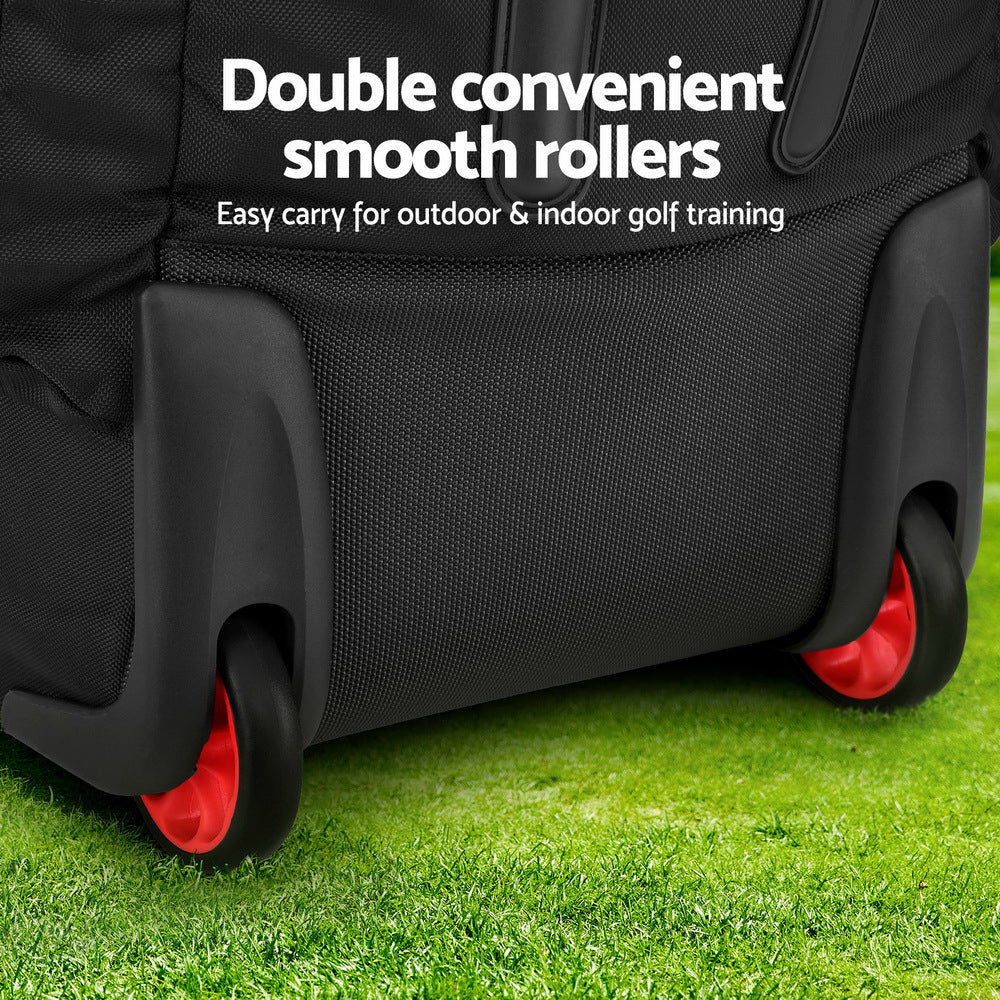 NNEDSZ Golf Travel Bags for Airlines with Wheels Golf Clubs Hard Case Foldable
