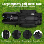 NNEDSZ Golf Travel Bags for Airlines with Wheels Golf Clubs Hard Case Foldable